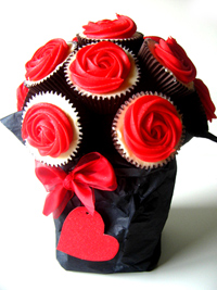 Cupcakes with Roses