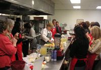 Demo During Soup Cooking Class