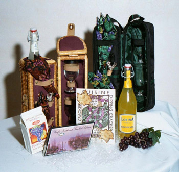 Wine Lovers Gift Basket by Elegant Eating