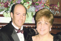 Neil Schumer and Myra Naseem - co-founders and owners of Elegant Eating, Smithtown Caterer - Long Island New York