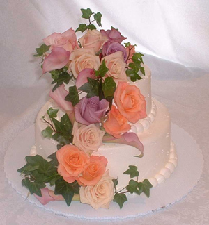 Two Tiered Cake available at Smithtown catering company Elegant Eating, Long Island, New York