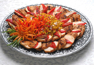 Bronzed Chicken Platter by Off-Premise catering company on Long Island, New York