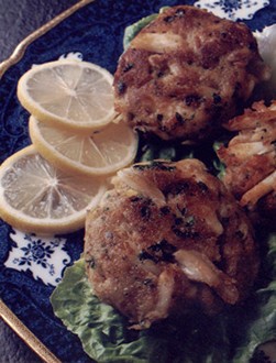 Mini Crab Cakes by Long Island Caterer 