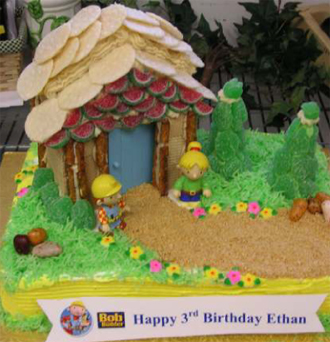 Bob the Builder Cake available at Elegant Eating