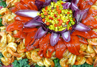 Bronzed Shrimp Display