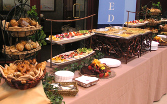 Brunch Buffet at Catered Party in Stony Brook, Long Island