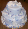 Custom Fondant Cake: Bridal Shower, Engagement Party or Wedding