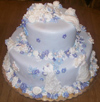 Custom Fondant Cake: Bridal Shower, Engagement Party or Wedding