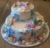 Custom Fondant Cake: Graduation, Engagement Party, Summer or Beach Party