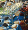 Cheesecake & Molten Chocolate Cake Dessert Bar- Delicious Catered Food by Elegant Eating - Long Island Caterer