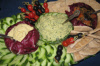 Mid-East Dip Display - Catered Food by Elegant Eating - Long Island Caterer