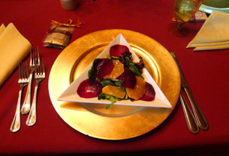 Orange Beet Salad at Catered Event, Suffolk County, Long Island