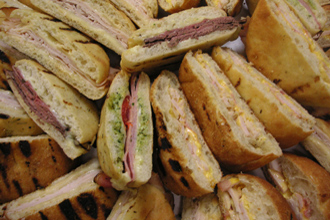 Grilled Panini Sandwich Display by Long Island Caterers - Elegant Eating
