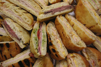 Grilled Panini Sandwich Display by Long Island Caterers - Elegant Eating