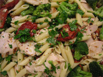 Penne with Grilled Chicken and Broccoli - By Elegant Eating Smithtown Caterers