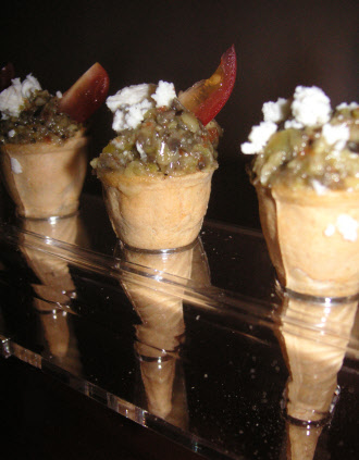 Savory Cone Appetizers by Suffolk County Caterers - Elegant Eating