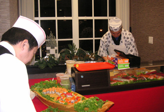 Sushi Station at Catered Corporate Event, Suffolk County, Long Island