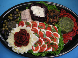 Tuscan Dipping Platter by Long Island Caterers - Elegant Eating