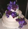 Wedding Cake with Fresh Flowers