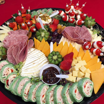 Cocktail Party Grazing Tray - great for staff meeting, office thank you, client gifts, entertaining and parties.