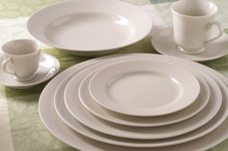 Special China Options  - Ivory Rim China - Long Island Caterer