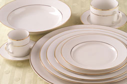 Special China Options  - Ivory with Gold Band 