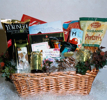 Office Party Gift Basket by Elegant Eating.