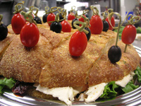 Large Tuscan Sandwich - Great Food for Superbowl - Pick Up or Catering